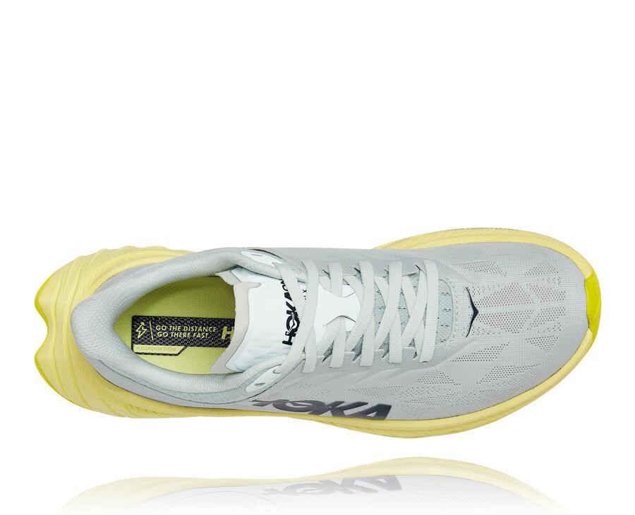 Hoka One One Tenisky Damske Biele - Carbon X 2 - 06423-BSVX